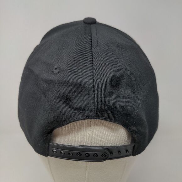 Teamworld Men's Snapback Hat Black Embroidered Dish Wineglass Logo - Picture 5 of 8